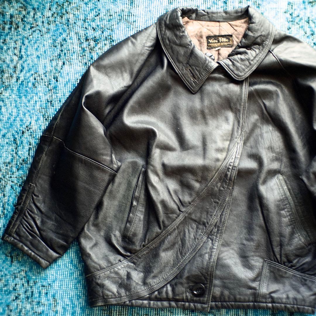 ジャケット・アウター 70s 80s ITALY design leather blouson