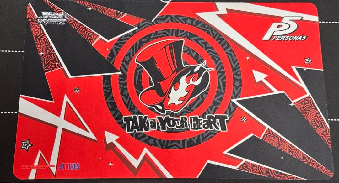 ペルソナ5 プレイマット 英語版 カートン特典 予告状