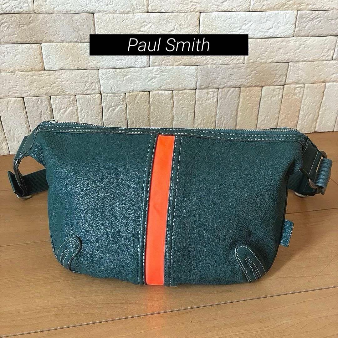 Paul Smith シボ革ボディバッグ \
