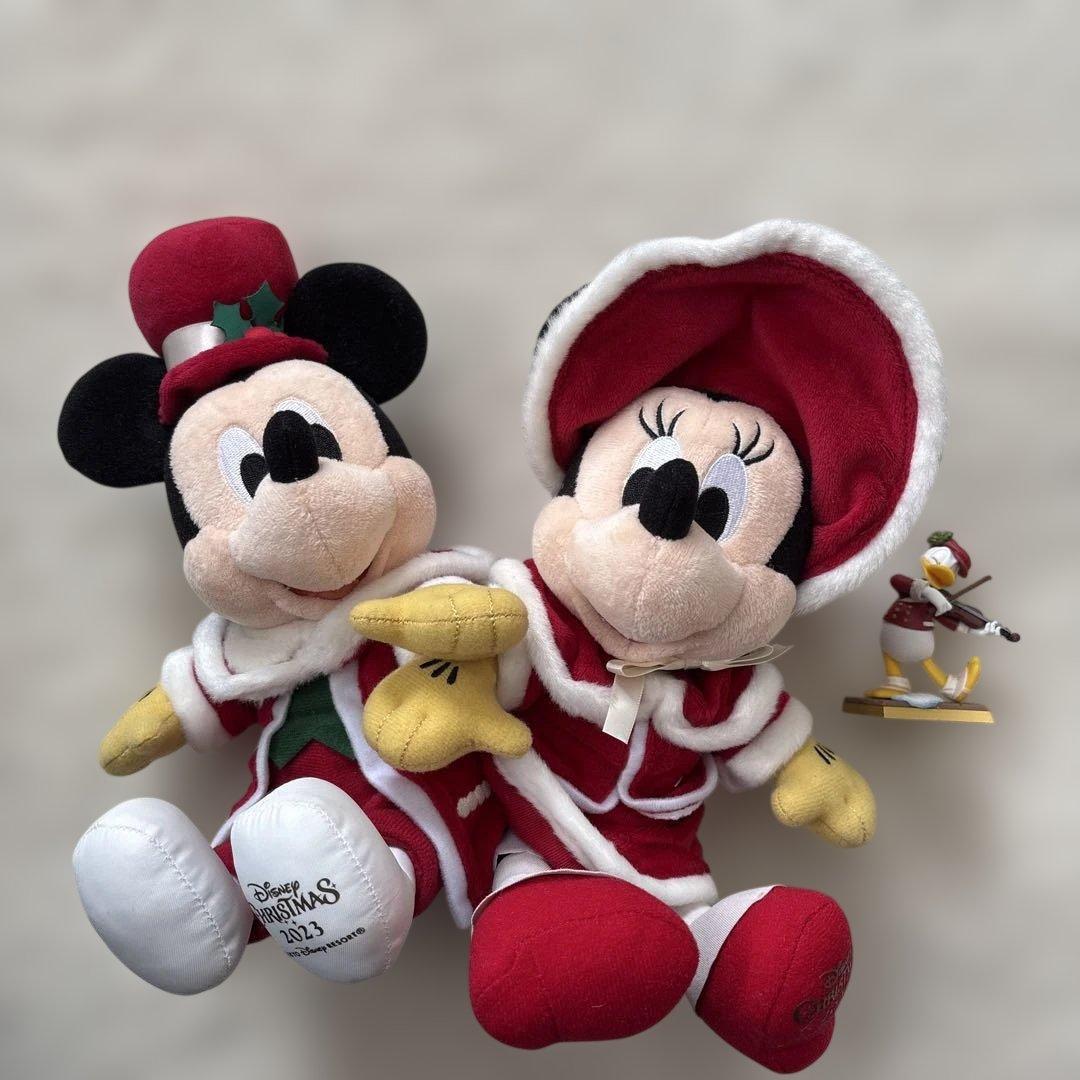ディズニーリゾート ミッキー ミニー クリスマスぬいぐるみ ドナルド