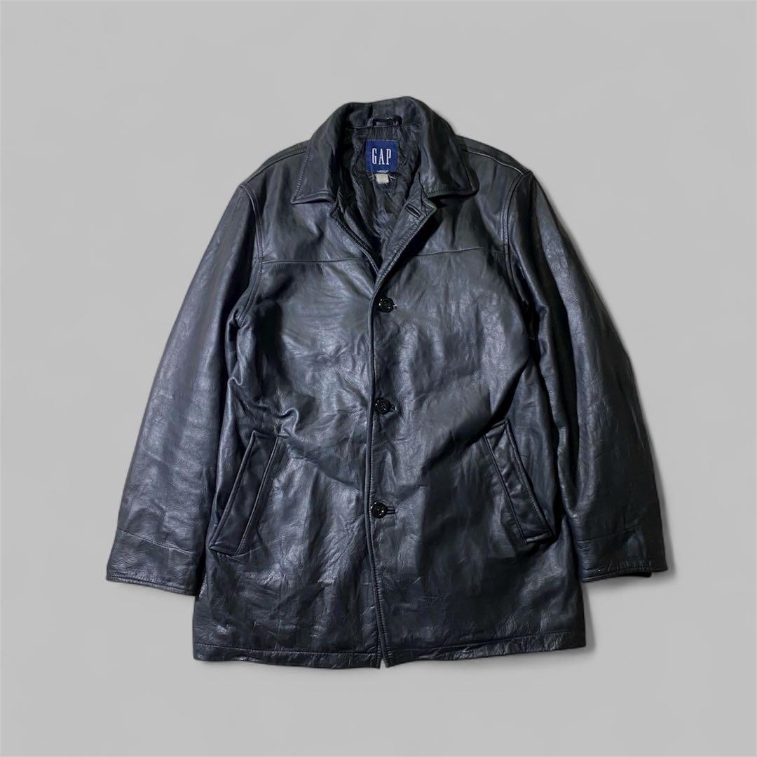 S 90s Gap レザー カーコート レザーコート 野村訓市