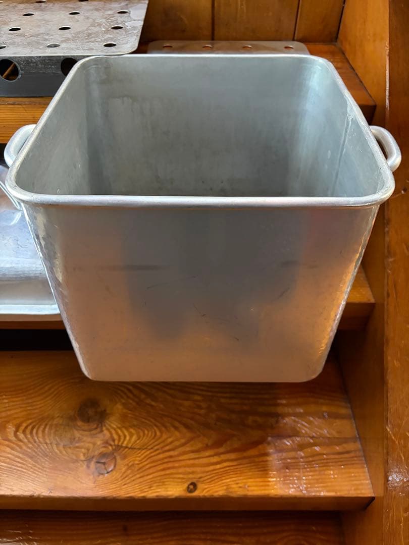 アルミ製四角容器 蓋付き