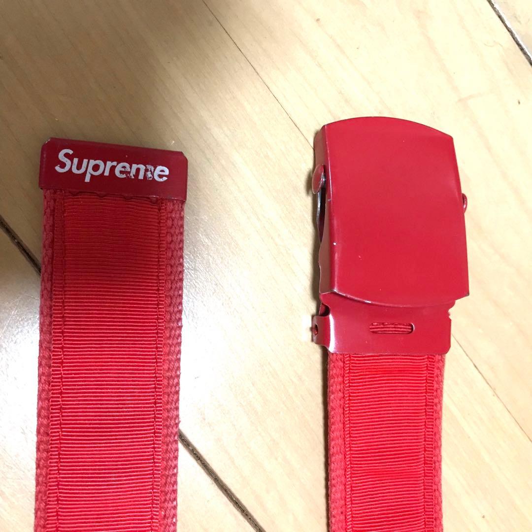 Supreme 2010SS Web Belt Red 赤 ベルト ガチャベルト - メルカリ