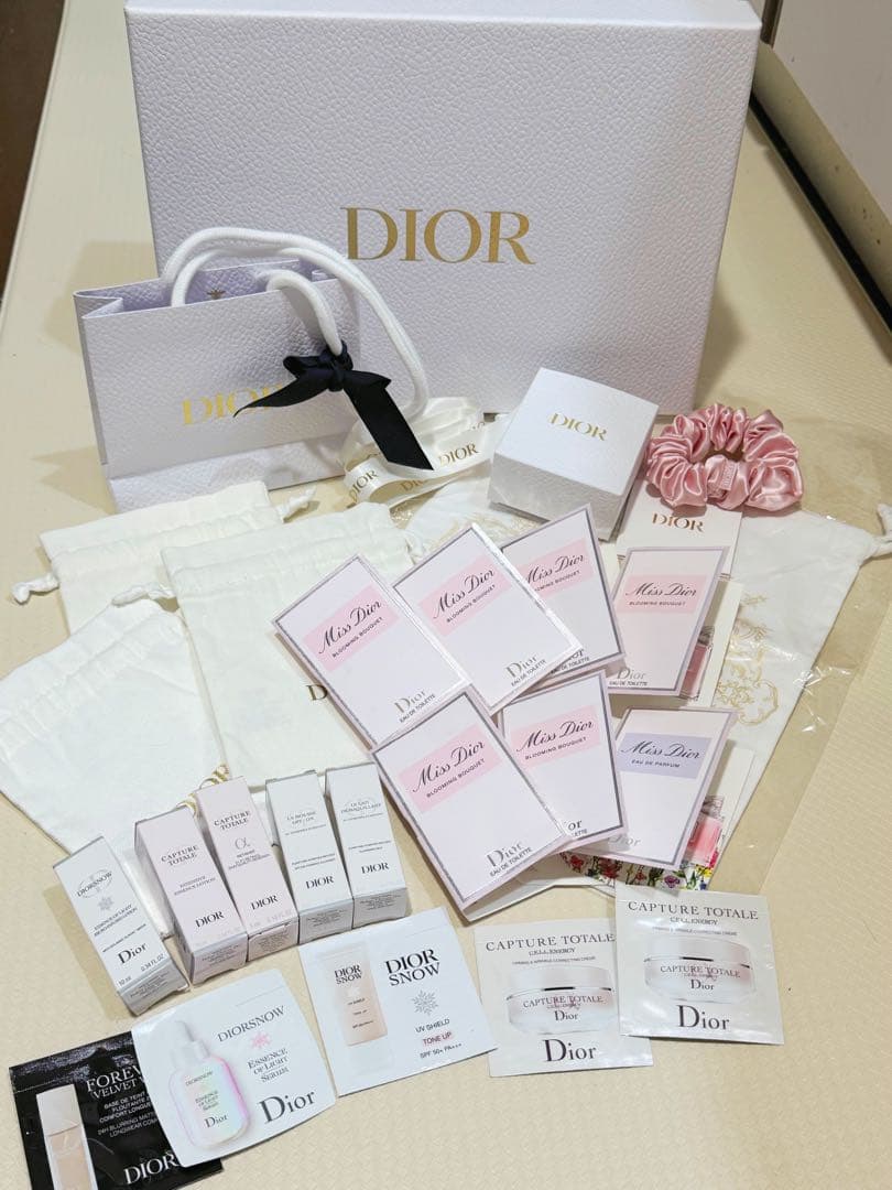 ミスディオール ギフトセットブルーミングブーケ 香水 サンプル まとめ