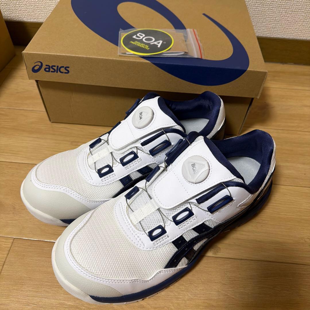 アシックス 安全靴 ウィンジョブ 【25.5cm】白CP209 BOA - メルカリ