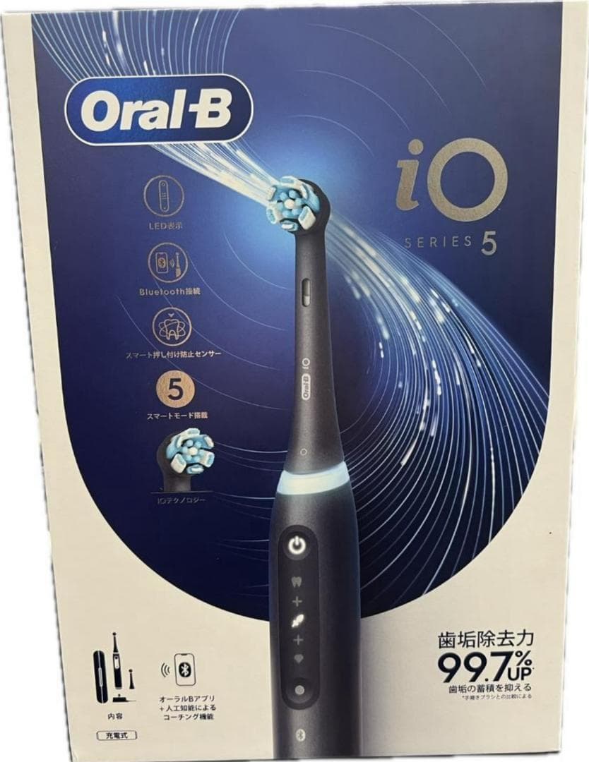 ブラウン 電動歯ブラシ オーラルB iOシリーズiO5 IOG52J62KBK① 楽天市場】電動歯ブラシ ブラウン オーラルB iO5 iOG52J62KBK マット
