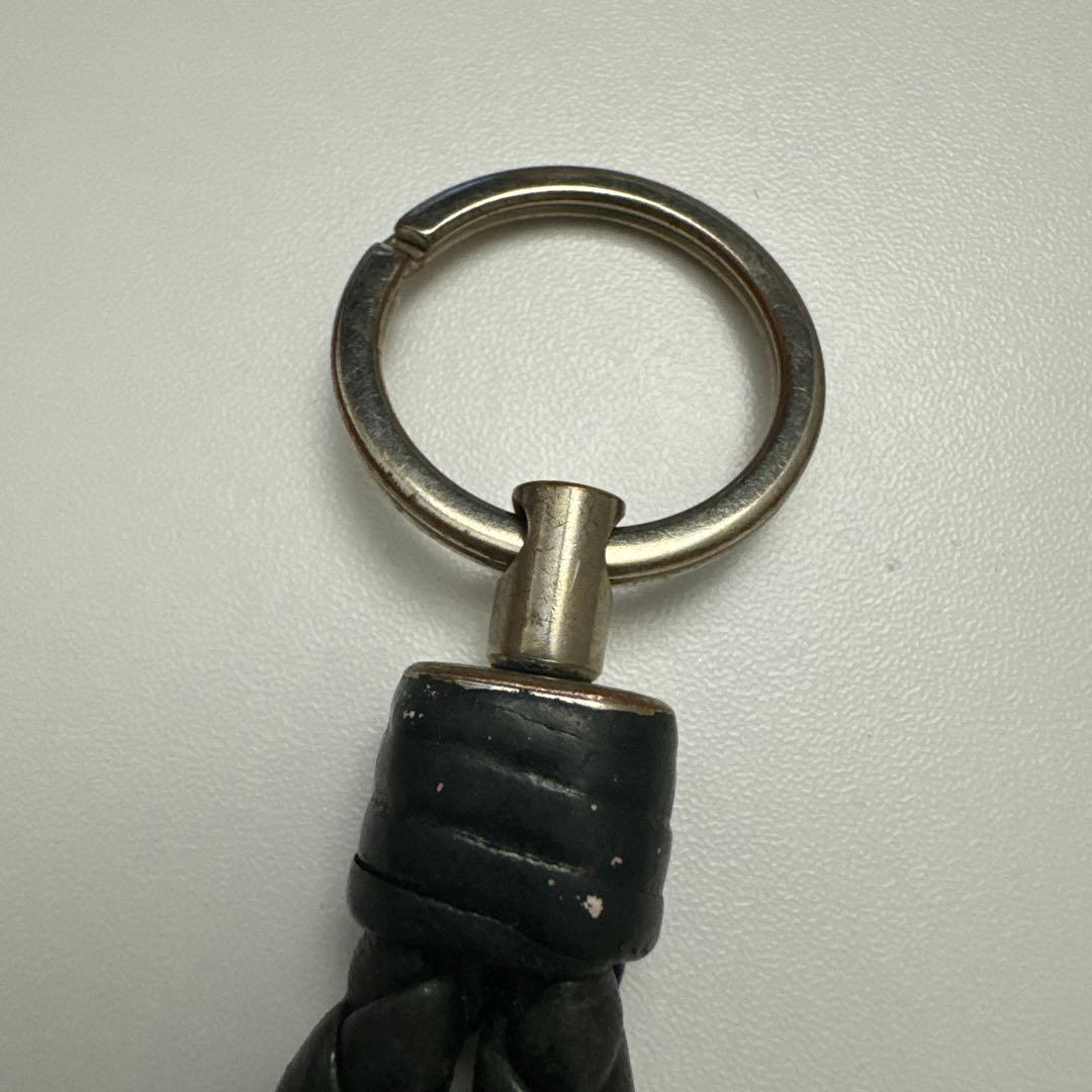 BOTTEGA VENETA イントレチャートキーホルダー・キーリング 黒 - メルカリ