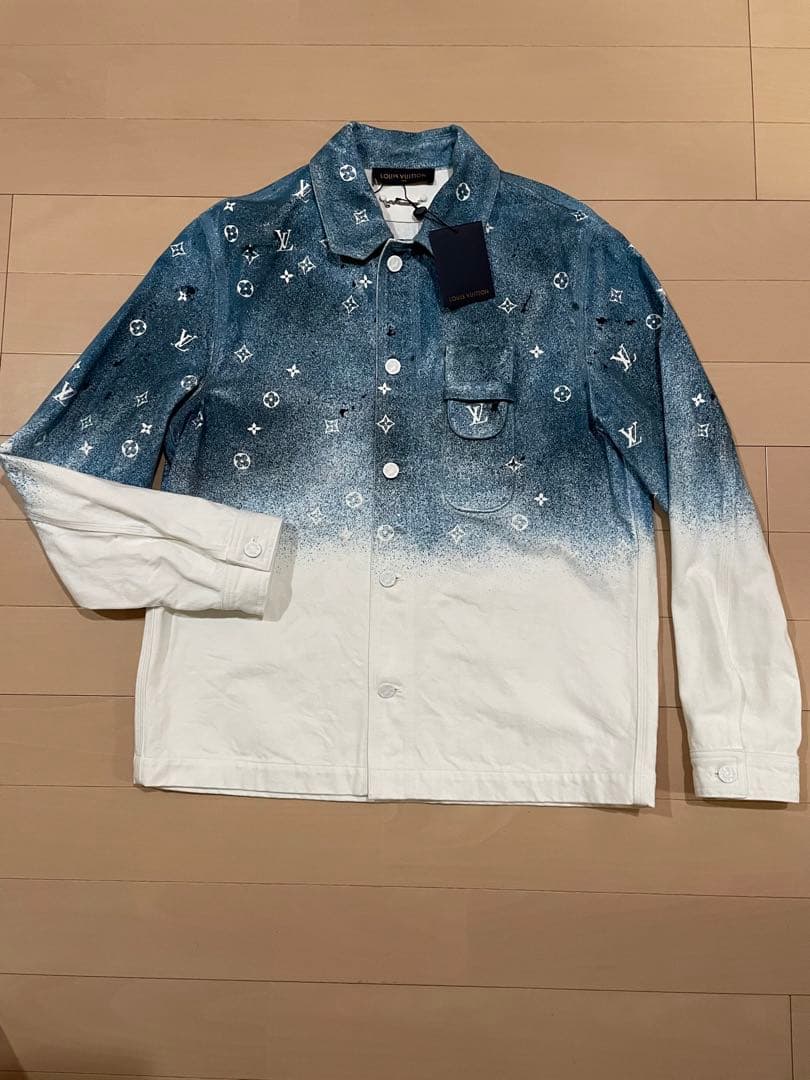 未使用品 LOUIS VUITTON BTSテテ・吉沢亮着用 デニムワークシャツ