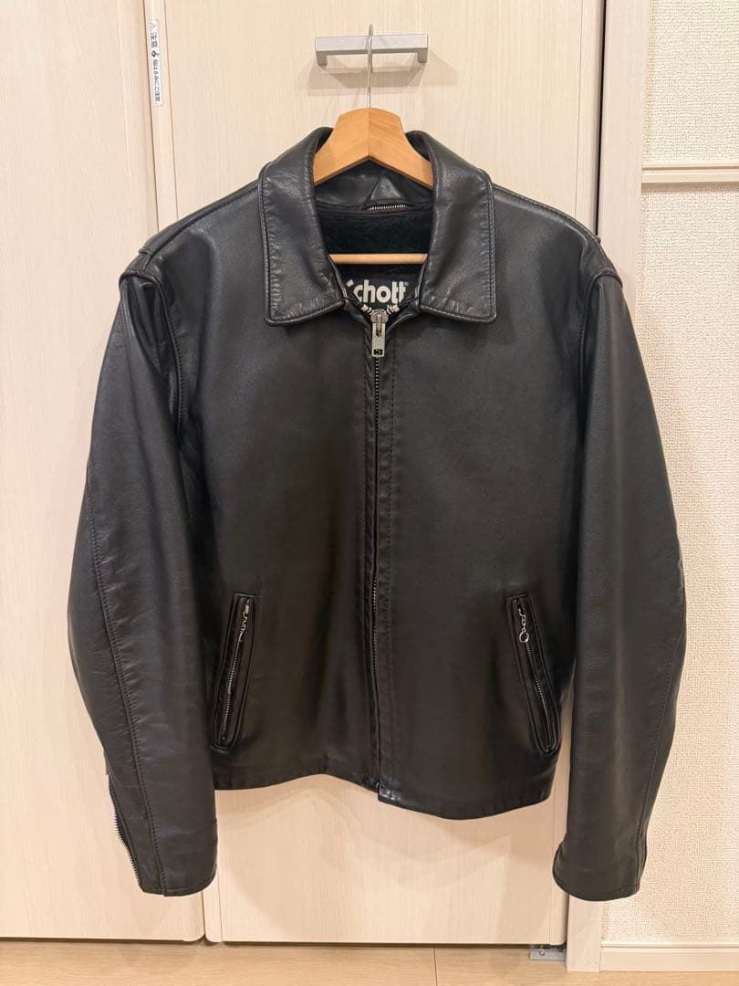 Schott レザー シングルライダースジャケット Schott N.Y.C（ショット） Schott 70'S シングル ライダース