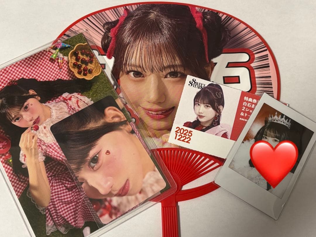 に*な様 SWEET STEADY すいすて 白石まゆみチェキ 生誕祭衣装 はじめての生誕オンライン特典会🎂💞 チェキだけじゃなく、ポスター
