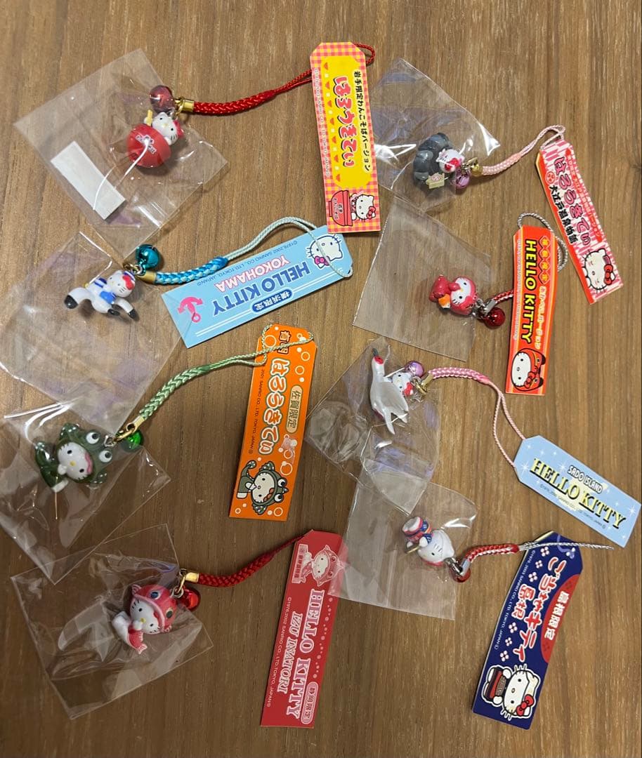 ご当地キティ 根付け 8種セット おまとめ売り - メルカリ