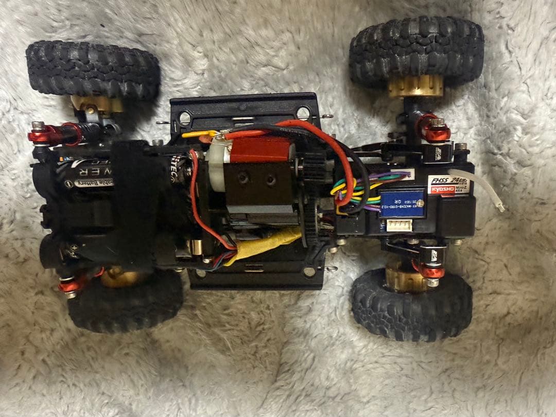 ミニッツ 京商mini-z 4×4 シャーシ&プロポ ルビコンボディジャンク品 京商 ミニッツ4×4 レディセット ジープ ラングラー アンリミテッド