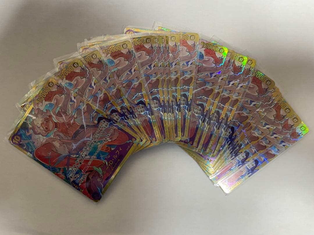 ワンピース　カードゲーム　ルフィ シークレット 21枚セット 大量まとめ　ニカ