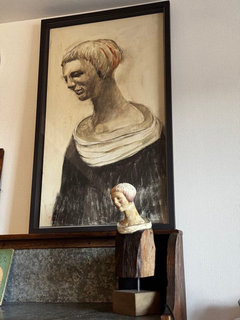 前川秀樹　像刻&ドローイング　２点込み 前川秀樹 像刻&ドローイング 2009年 - メルカリ