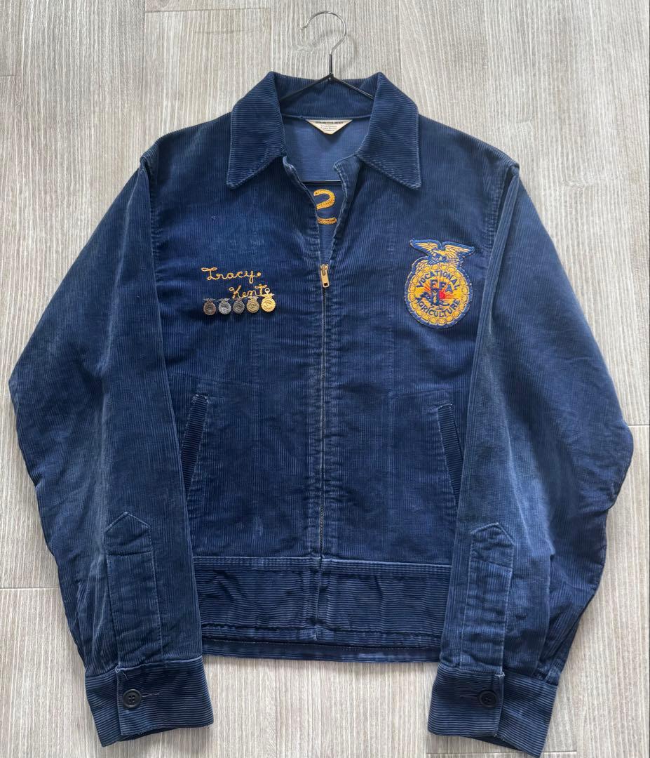 50s 60s FFAジャケット サイズ38 三角タグ レアピンズ5つ付き - メルカリ