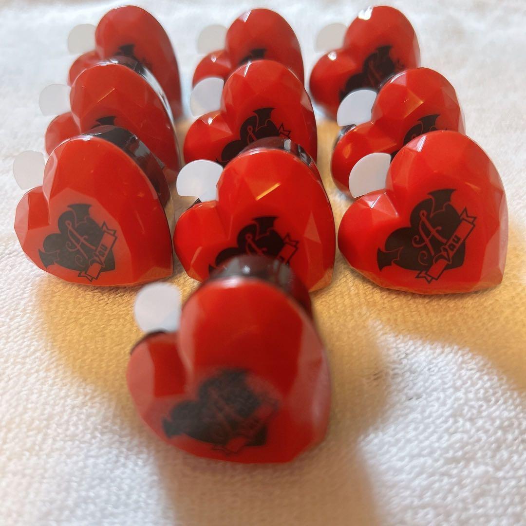 KnightA ばぁうくん リングライト ハート型 5個セット