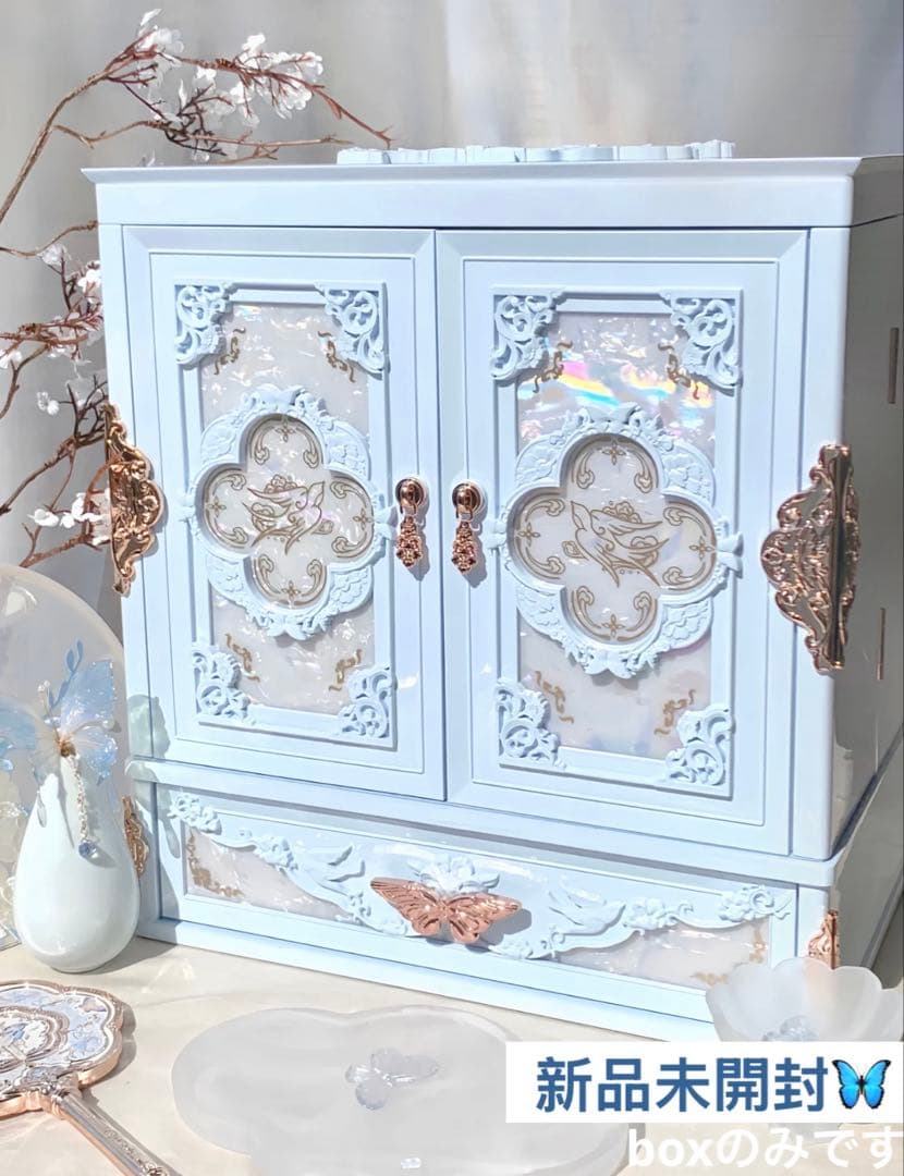 【未使用】フラワーノーズ　新作　胡蝶雲肩　収納ボックス　中華風　非売品　小物入れ