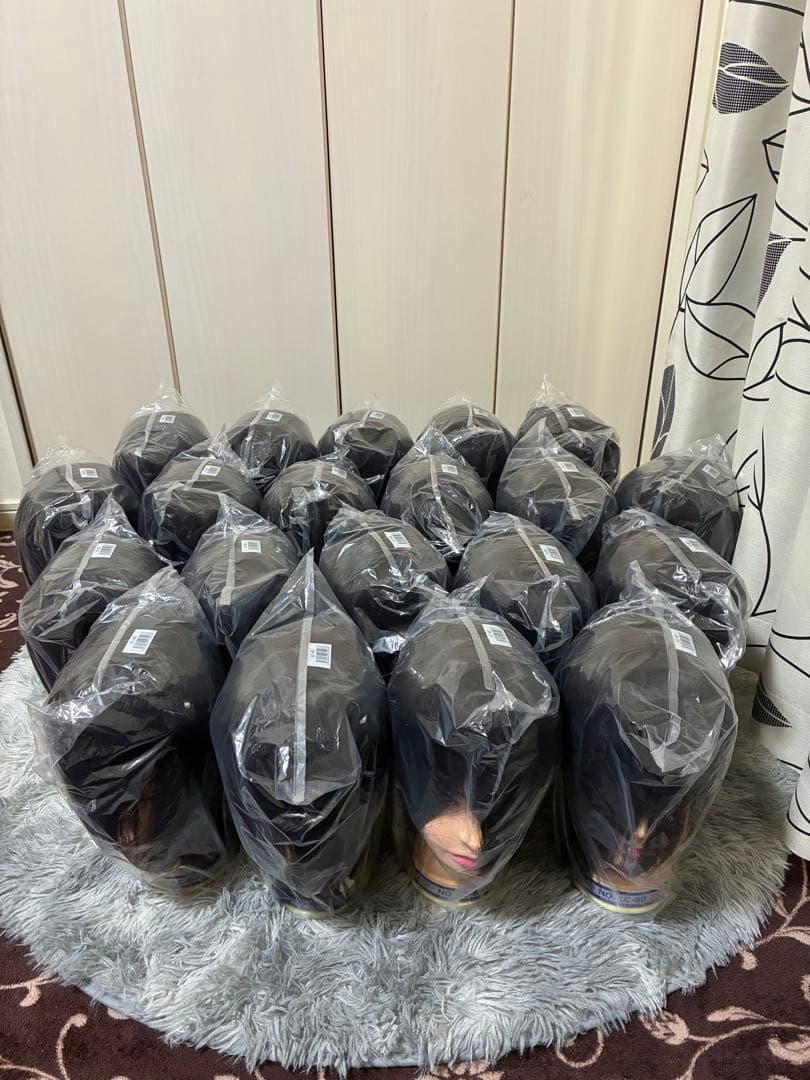 美容師国家資格　練習、本番用ウィッグ等合計30体まとめ売り