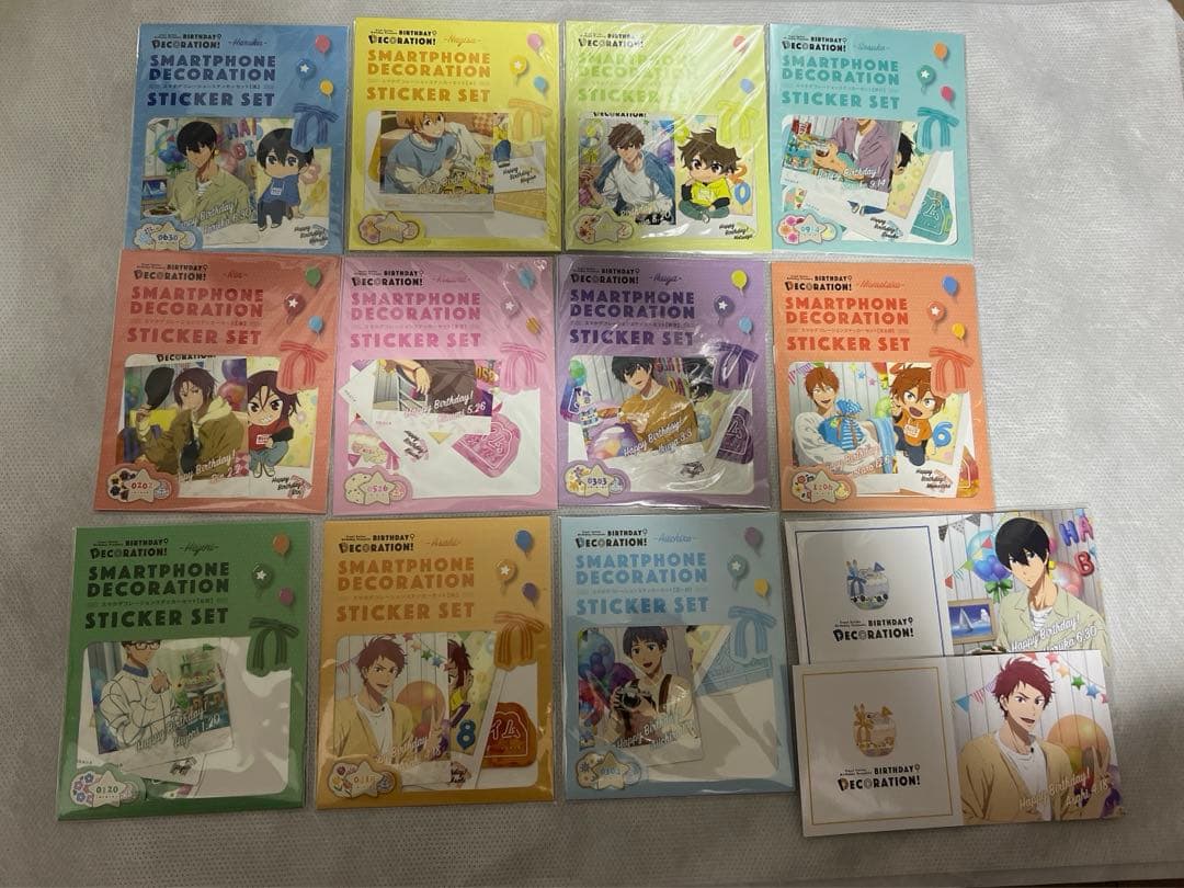 Free! Birthday くじ グッズ まとめ売り ONE PIECE BASE SHOP くじ 366DAYS OF BIRTHDAYS 発売日：店頭販売