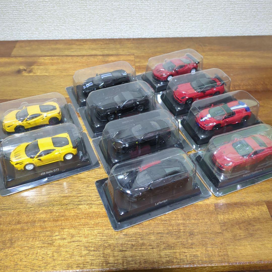 フェラーリ ミニカーセット 488 GTB 458 GT2 10台