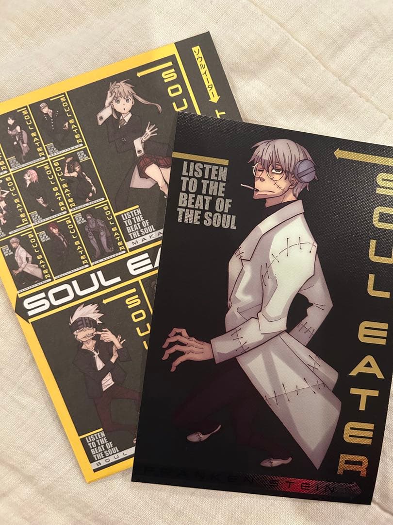 ソウルイーター展 メタリックポストカード 原画展 フランケン