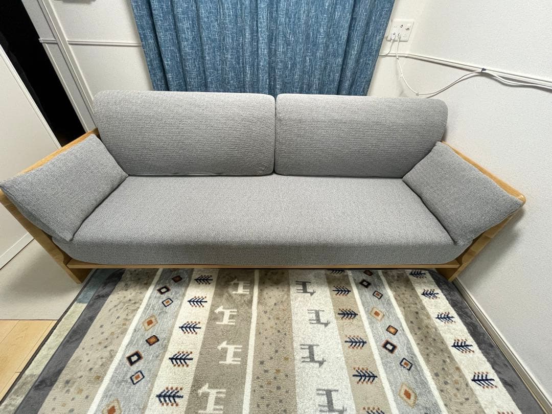ニトリ 3Way ベッドソファ(B1-USB GY/LBR） - メルカリ
