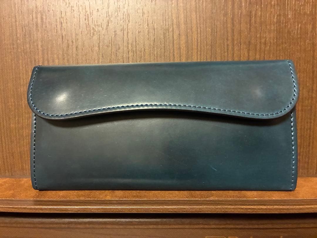 最終値下げ本日撤退　WILD SWANS WAVE コードバンロングウォレット