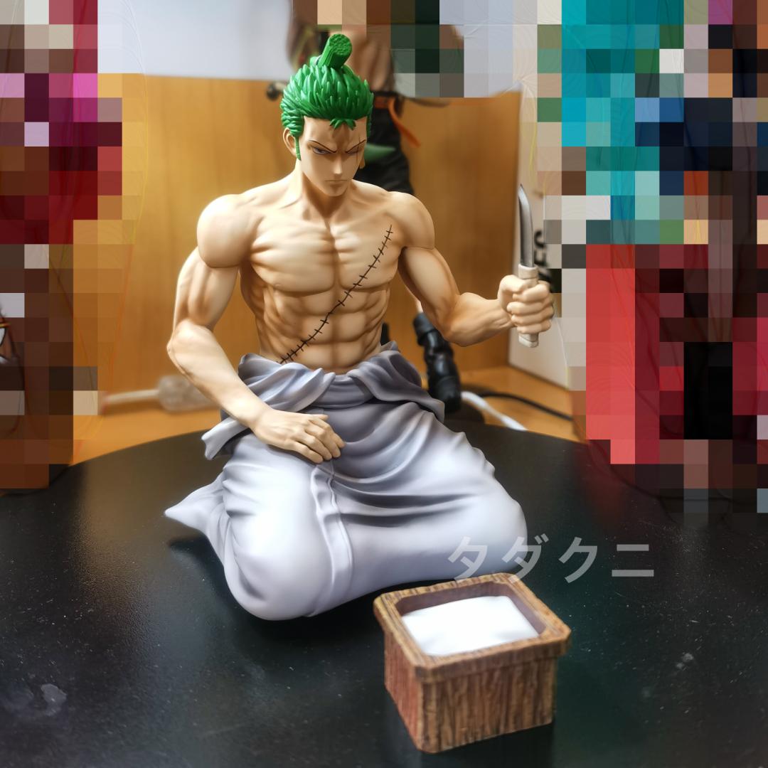 ワンピース ワノ国 ロロノア・ゾロ フィギュア ガレージキット 塗装