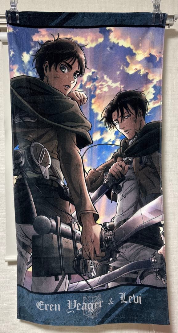 進撃の巨人 エレン リヴァイ タオル