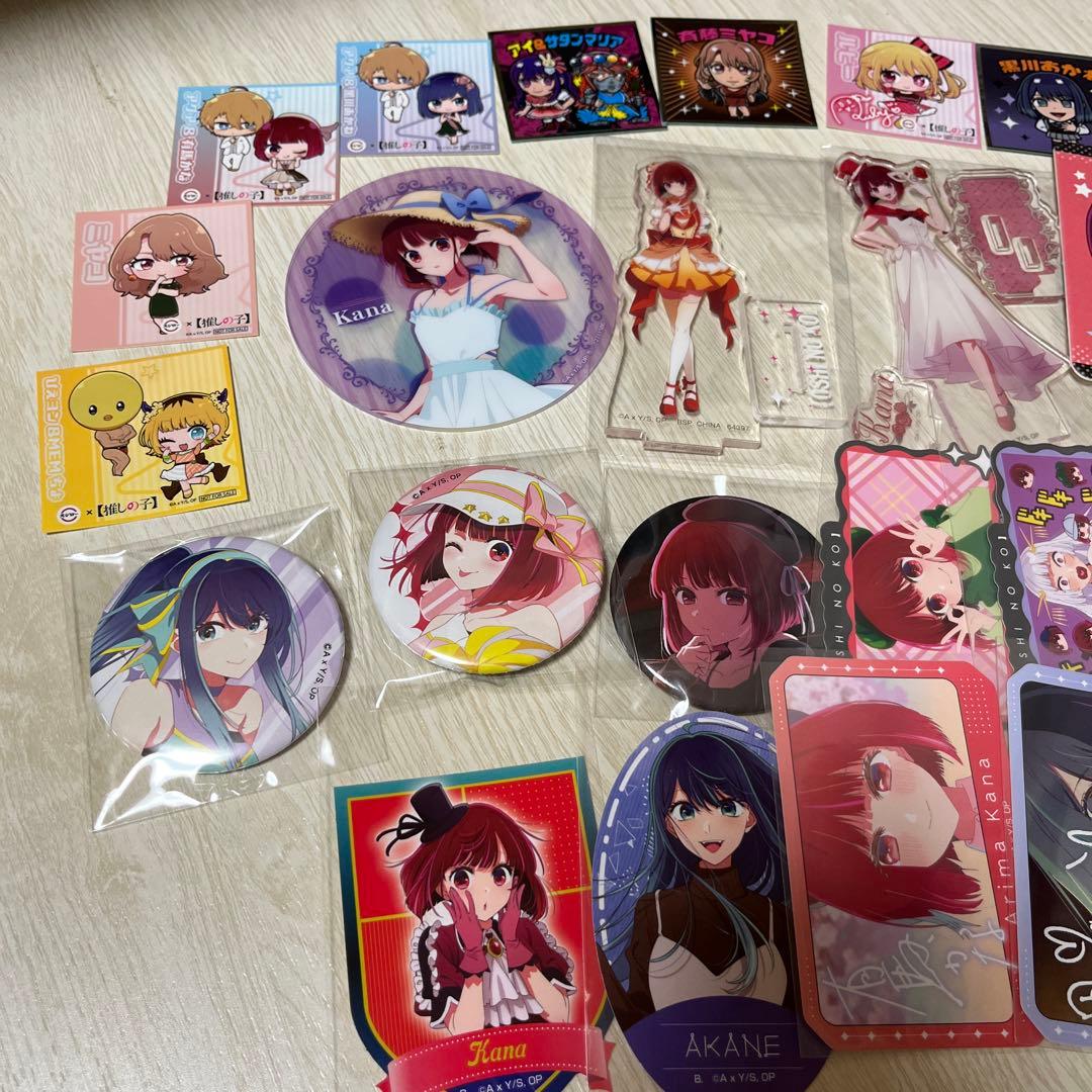 推しの子 有馬かな まとめ売り アクスタ 缶バッジ - メルカリ