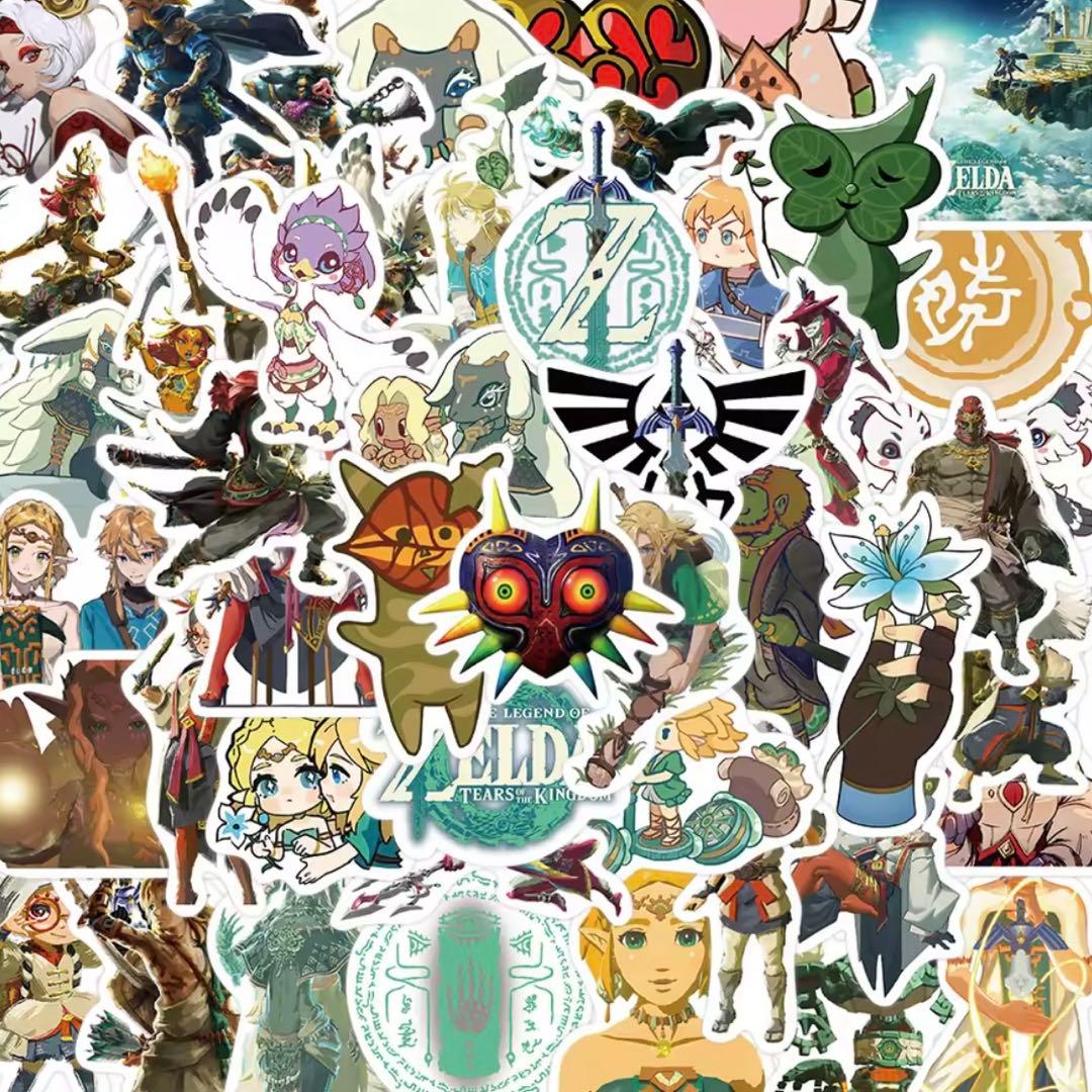 新品未使用】ゼルダの伝説 ステッカー50枚セット - メルカリ