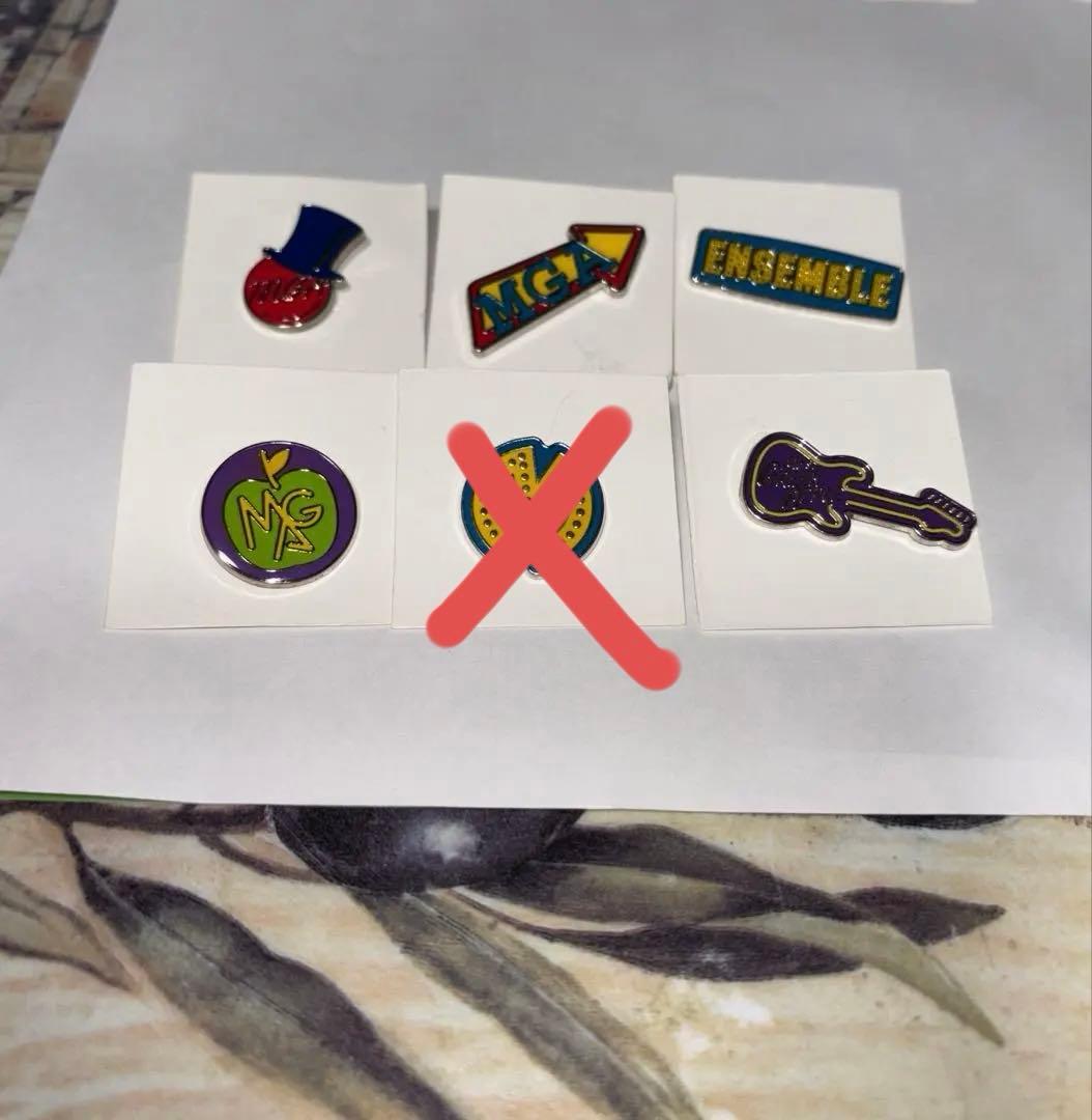 Mrs.GREENAPPLE 2018年ENSEMBLETOURグッズピンバッチ