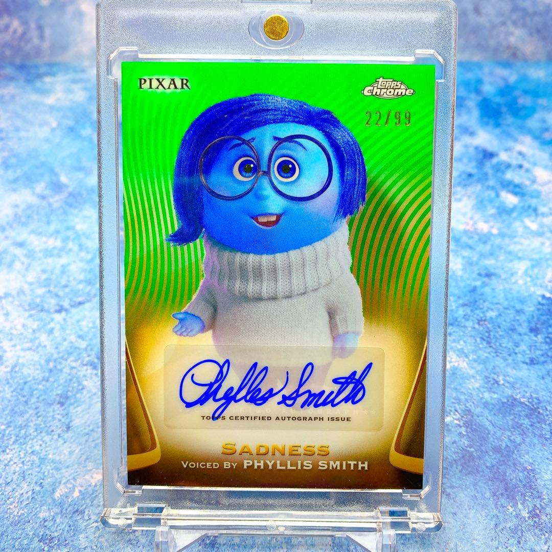 99シリ【カナシミ】直筆サイン　インサイドヘッド　TOPPS　Disney Topps - JUST IN: Tom Hanks has signed trading cards for the first