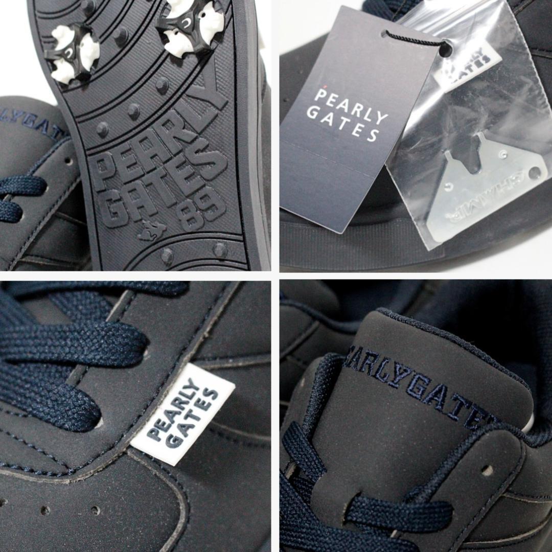 新品箱付 パーリーゲイツ ローカットソフトスパイクゴルフシューズ 23.5cm