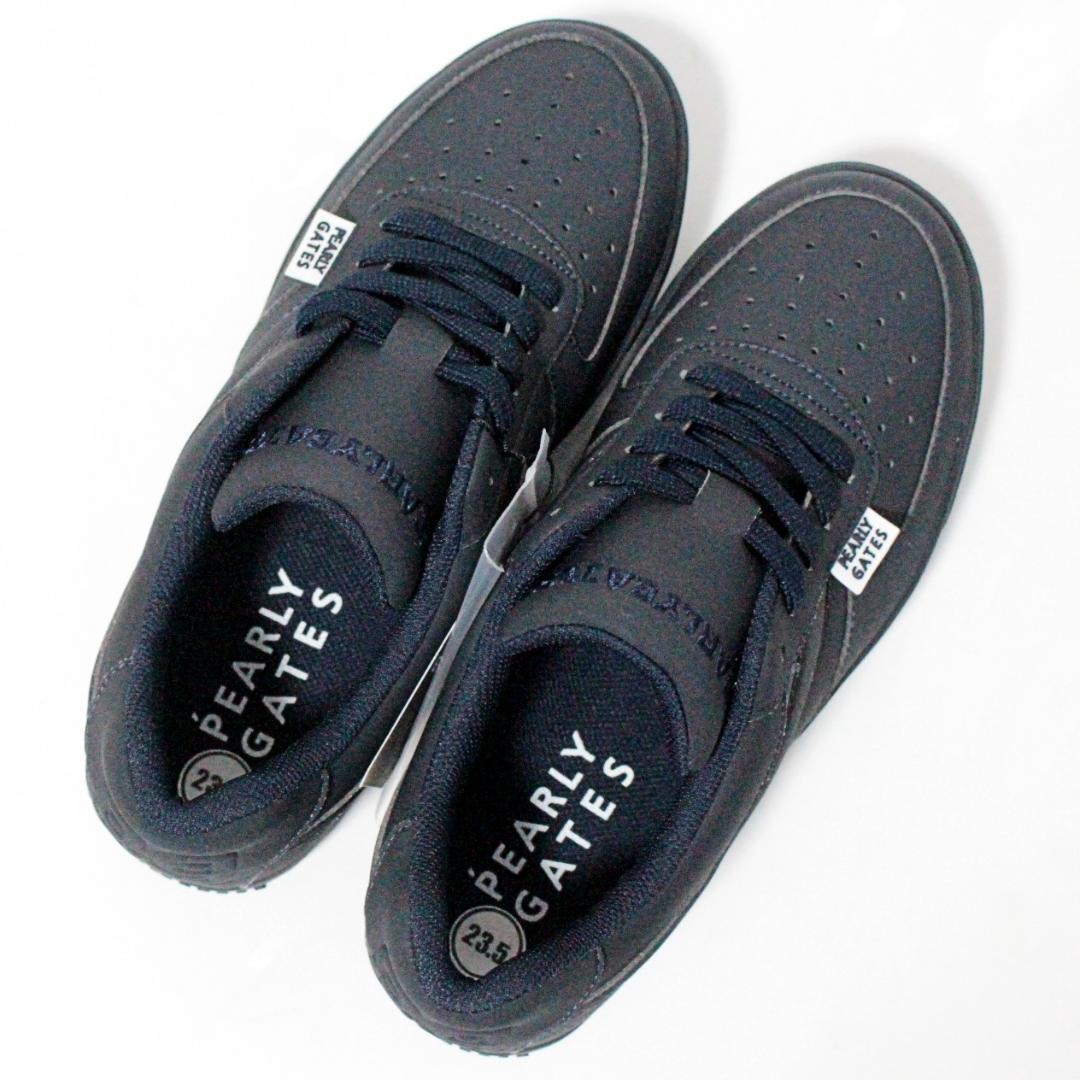 新品箱付 パーリーゲイツ ローカットソフトスパイクゴルフシューズ 23.5cm