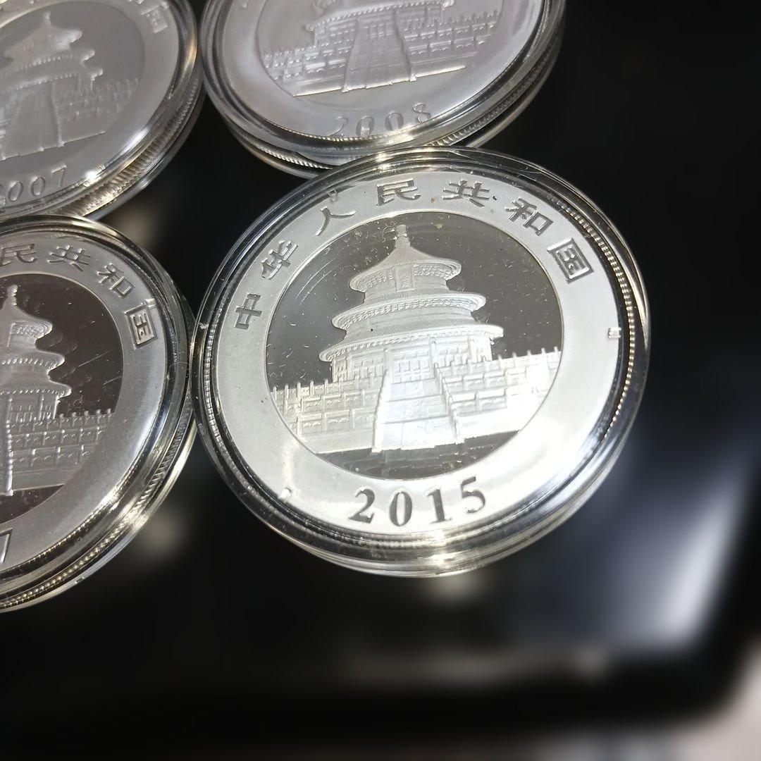 パンダ銀貨4枚セット - メルカリ