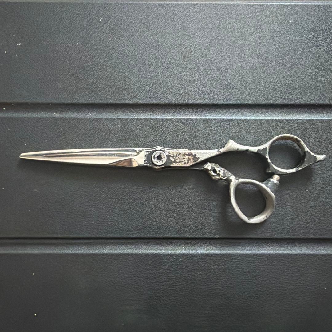 ハヤシシザー　サンドブラスト加工