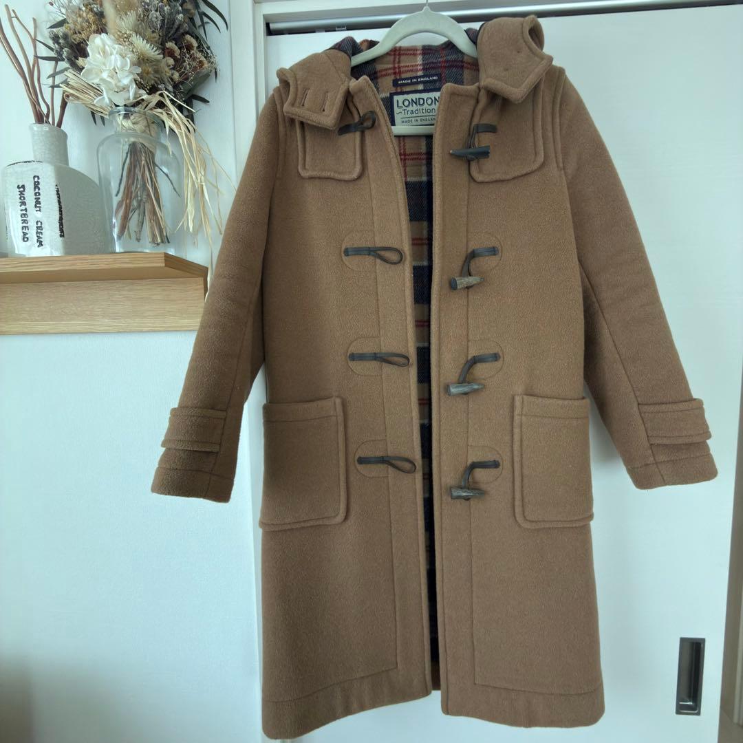 LONDON TRADITION キャメル ダッフルコート　サイズ36