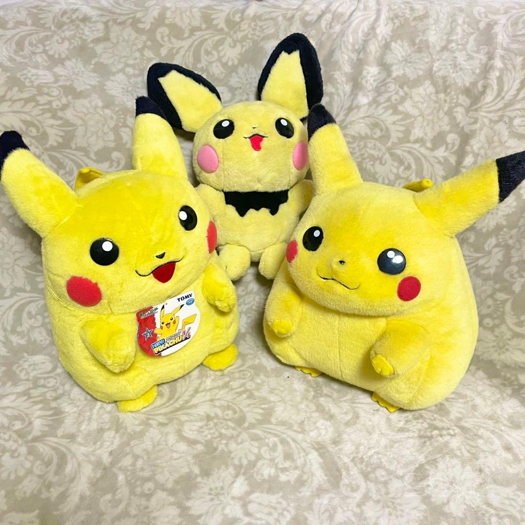 購*す様 ポケモン 初期 等身大 ピカチュウ ピチューぬいぐるみ タグ