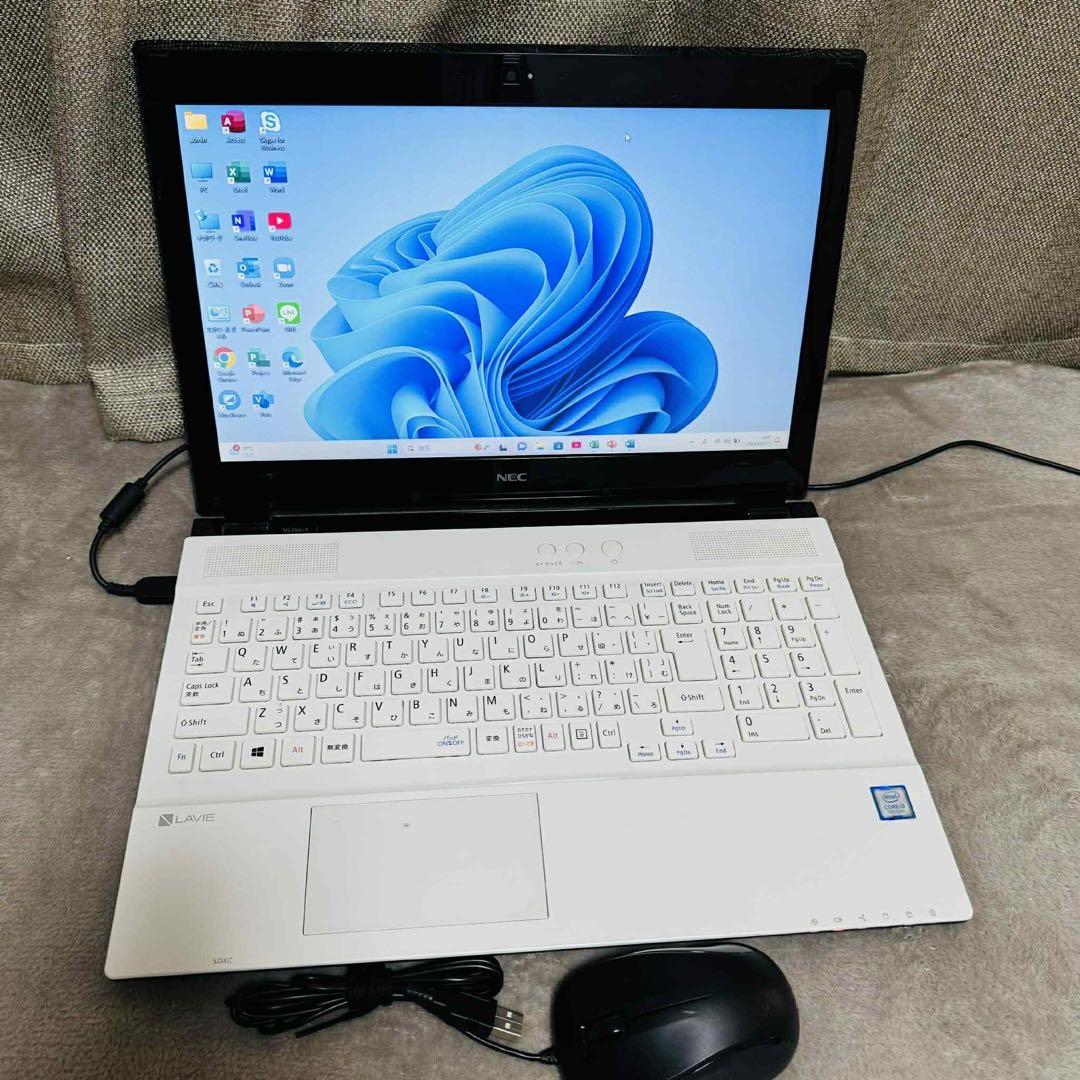 S248 NECノートパソコンSSD第7世代 高速Windows11オフィス付き - メルカリ