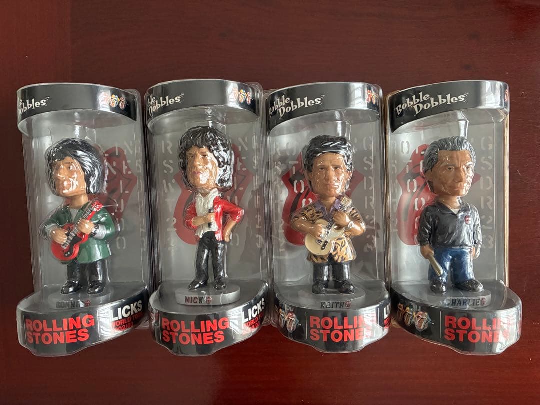 ローリングストーンズ ボブルヘッドフィギュア　4体セット