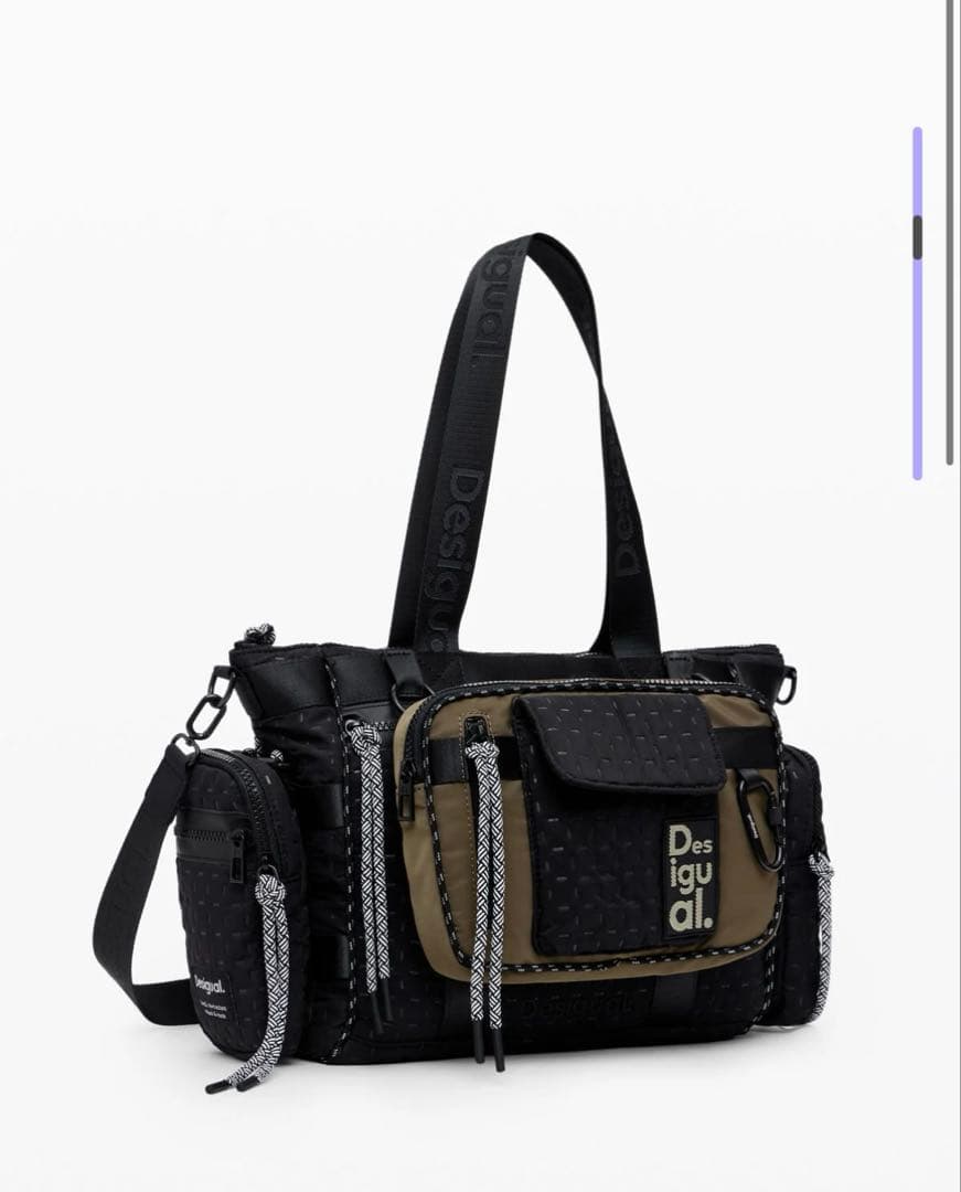 Desigual ボイジャーボウリングXL多機能バッグ