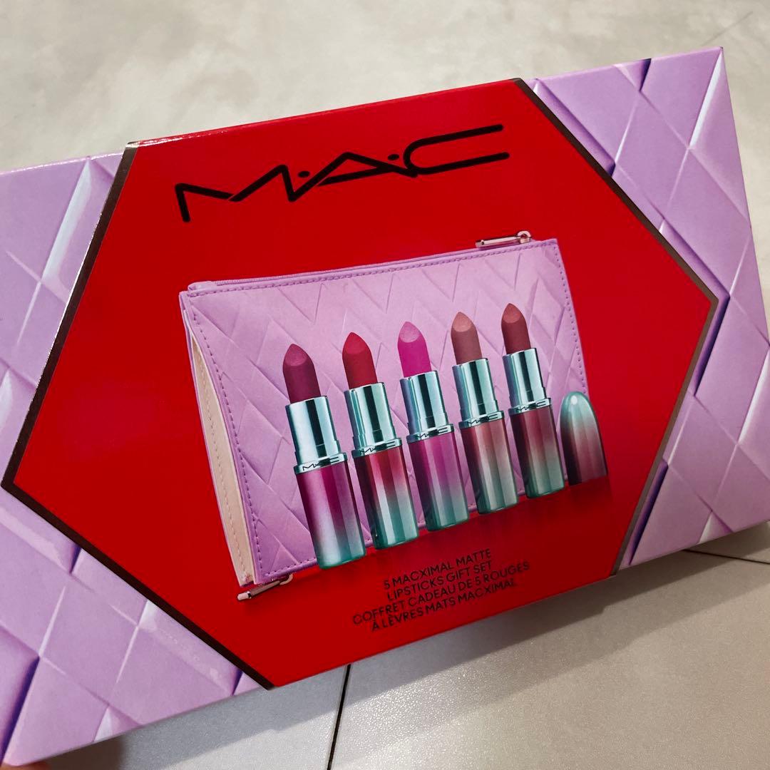 MAC マキシマルマットリップスティックセット2025年ホリデー