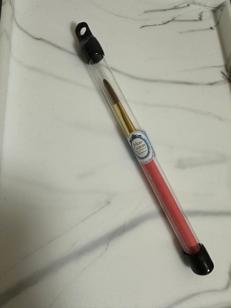 新品 More Couture ターコイヅム ピンクスムースブラシ 筆 アクリル