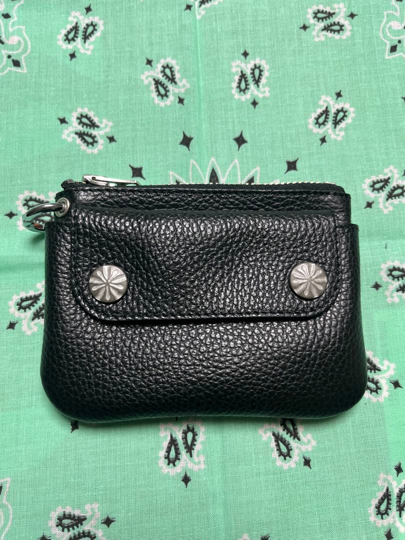 ⁡《Zipper Compact Wallet》⁡ BLACK 財布