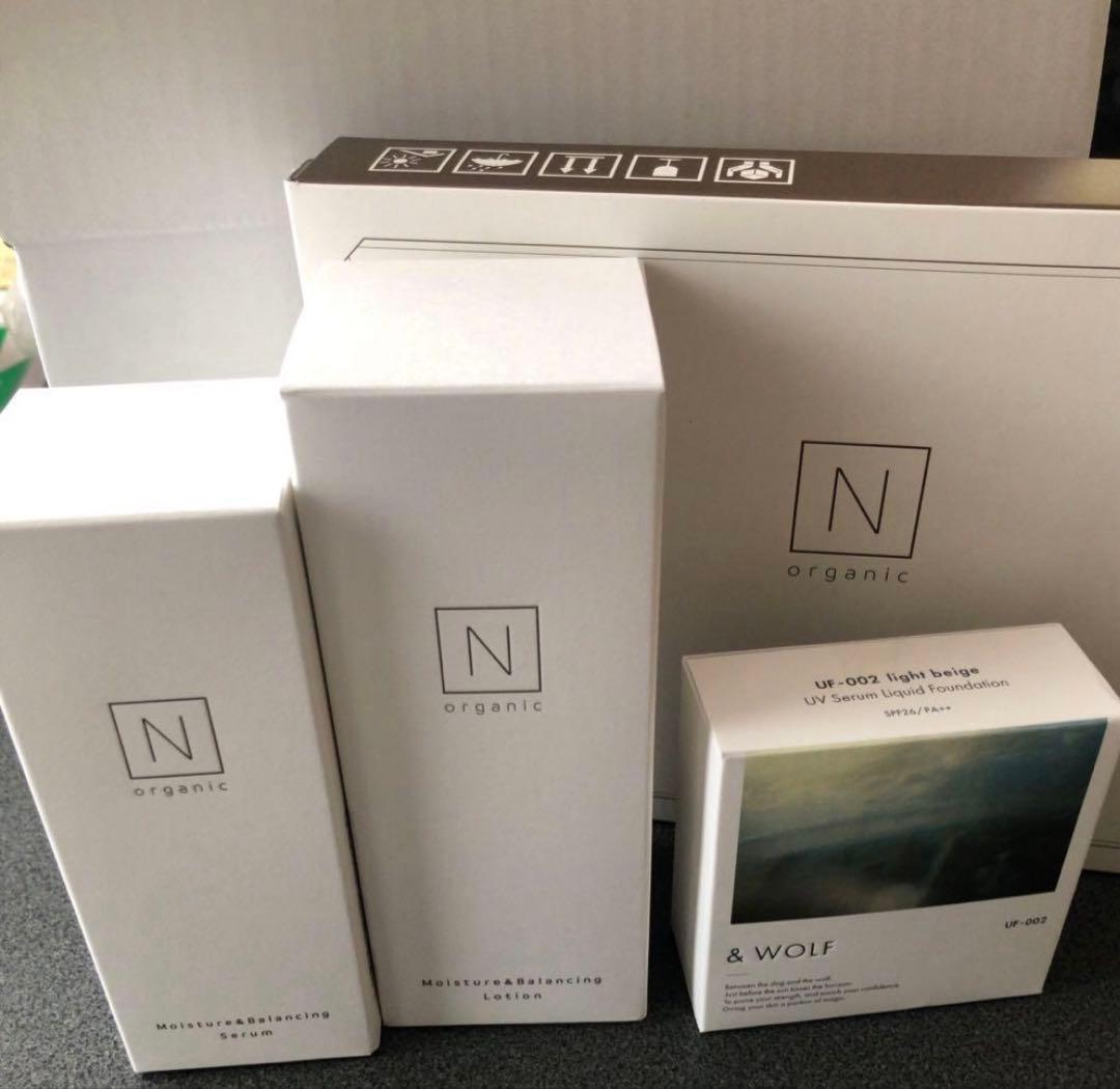 Nオーガニック　詰め合わせセット　ローション　セラム　ファンデ