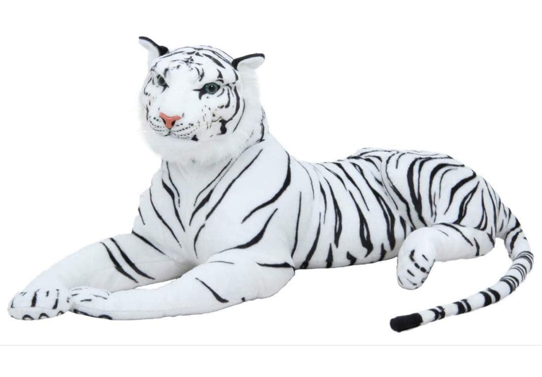 【特大】ホワイトタイガー ぬいぐるみ