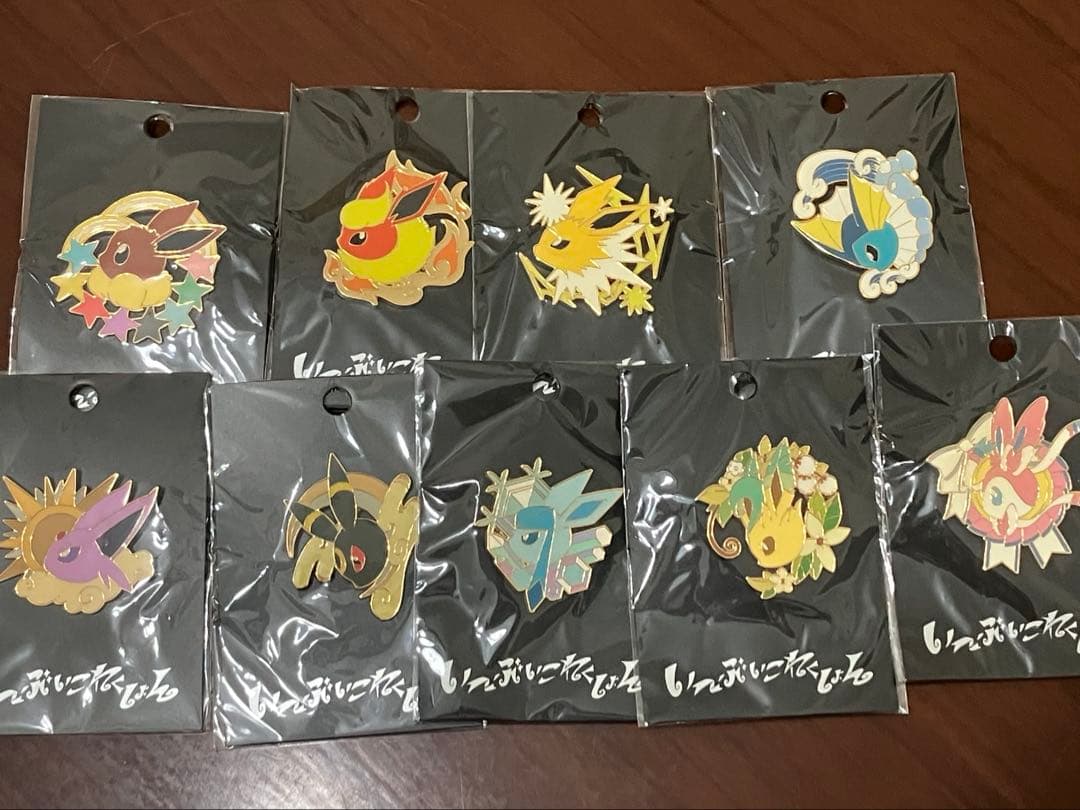 【新品未開封】ポケモン いーぶいこれくしょん ピンバッジ 9種コンプセット