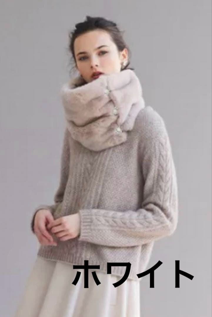 フォクシー　カシミヤ混セーター ノワゼット　40388