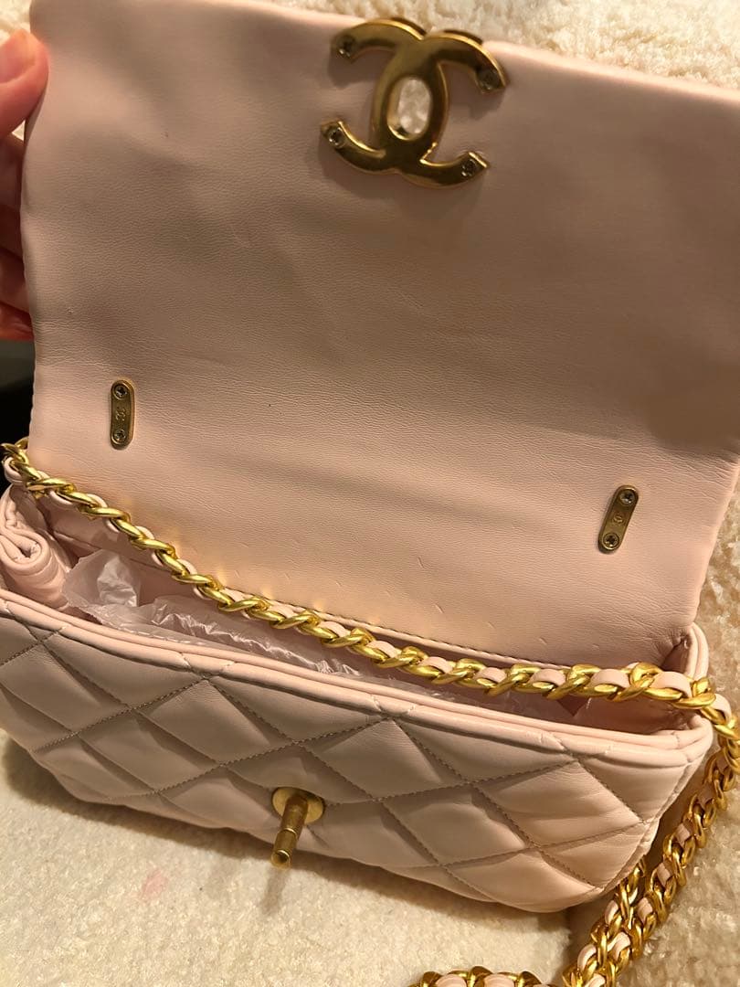 CHANEL ノベルティ ミルクピンク ショルダーバッグ